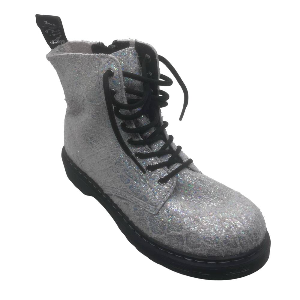 Dr. Martens 1460 Iridescent Sliver Suede Pascal J Size US 4